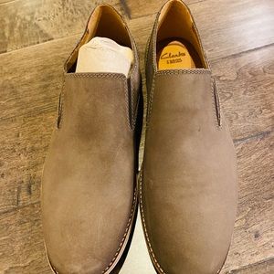 Clarks Men’s Brown Nubuck Shoe